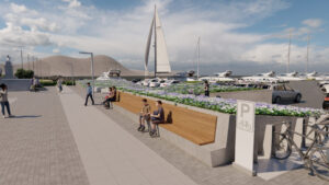 Proposal for the development of a square on the coastal front