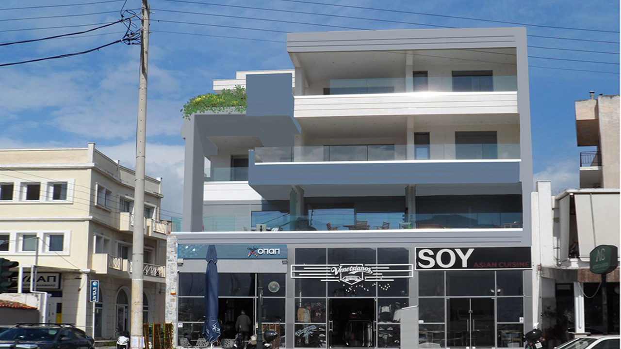 κτίριο κατοικιών και καταστημάτων