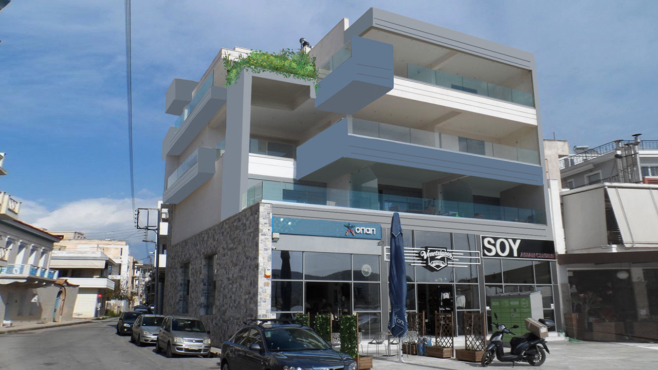 κτίριο κατοικιών και καταστημάτων