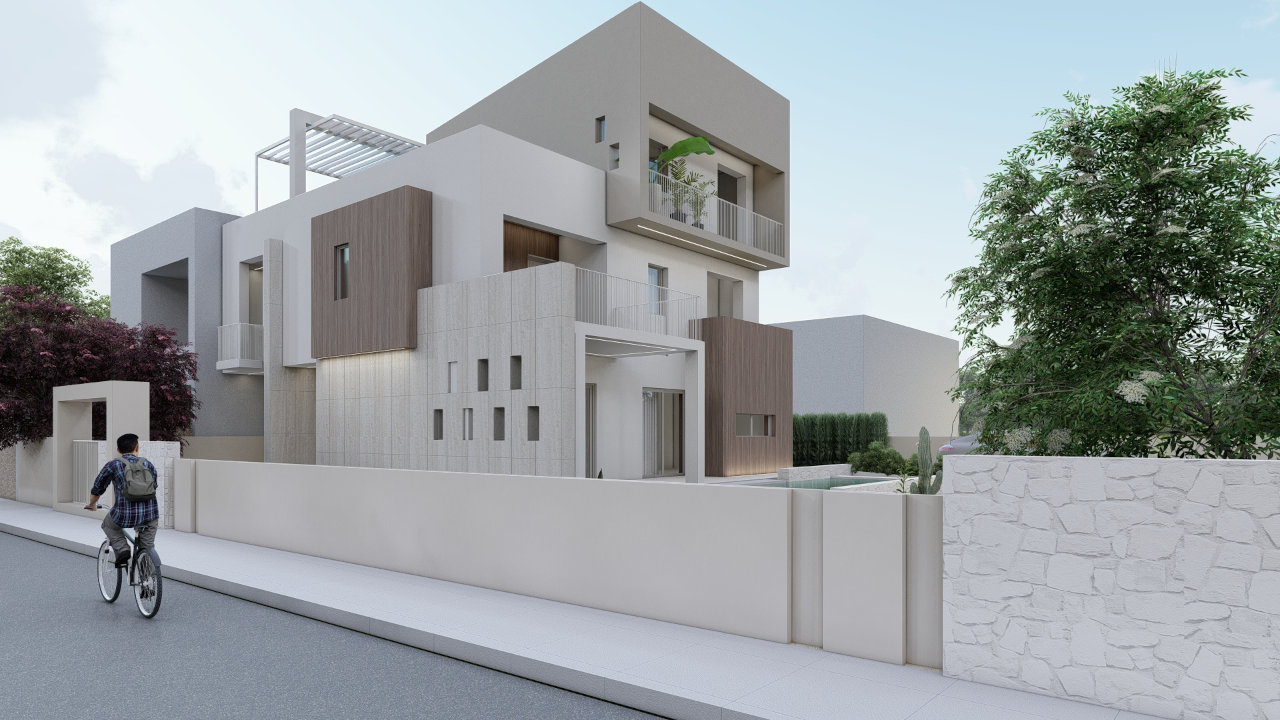 Τριώροφος διπλοκατοικία